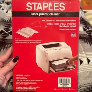 Staples Laser Printer Cleaner